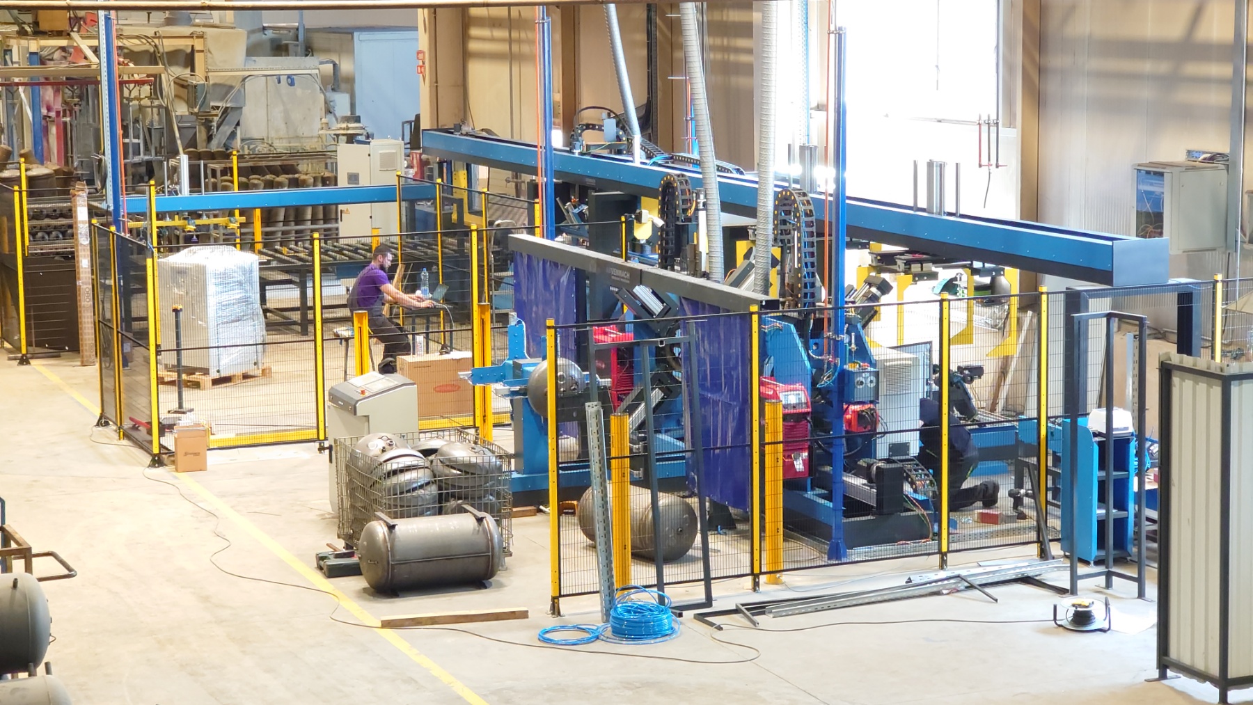 Automatska linija za proizvodnju kotlova